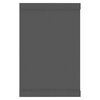 vidaXL W&uuml;rfelregale 6 Stk. Grau 60x15x23 cm Holzwerkstoff