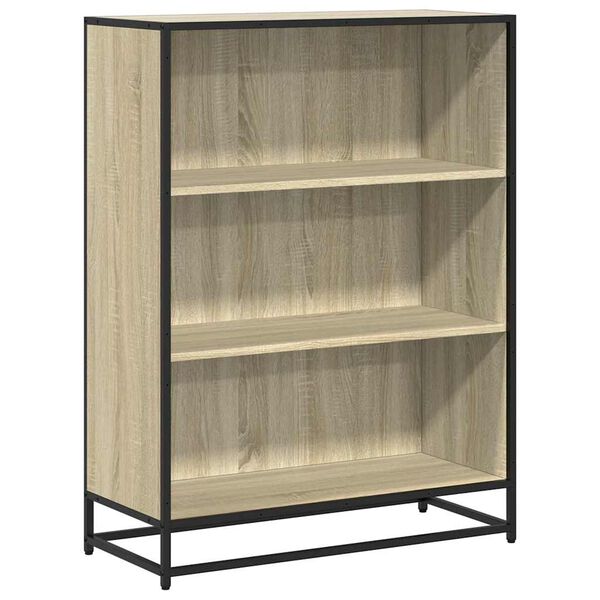 vidaXL Bücherschrank Sonoma-Eiche 80,5x35x107,5 cm Holzwerkstoff