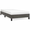 vidaXL Bettgestell ohne Matratze Dunkelgrau 80x200 cm Samt