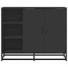 vidaXL Sideboard Schwarz 92x35x76 cm Holzwerkstoff