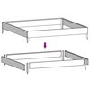 vidaXL Hochbeet 100x100x18,5 cm Cortenstahl