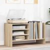 vidaXL Schallplattenschrank mit Regal Sonoma-Eiche 78,5 x 35 x 45 cm