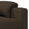 vidaXL Massagesessel Dunkelbraun Stoff