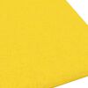 vidaXL Wandpaneele 12 Stk. Hellgelb 30x30 cm Stoff 1,08 m&sup2;