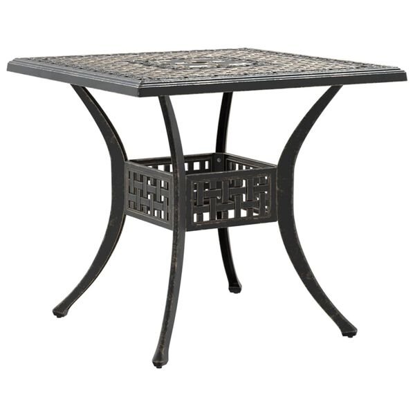vidaXL 3-tlg. Bistro-Set Bronzen Aluminiumguss