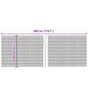 vidaXL Schilfrohrzaun Natur 300 x 160 cm Schilf