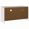vidaXL TV-Schrank Drammen Weiß 99 x 43 x 55 cm Massivholz Kiefer