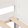 vidaXL Massivholzbett ohne Matratze Wei&szlig; 90x190 cm Kiefernholz