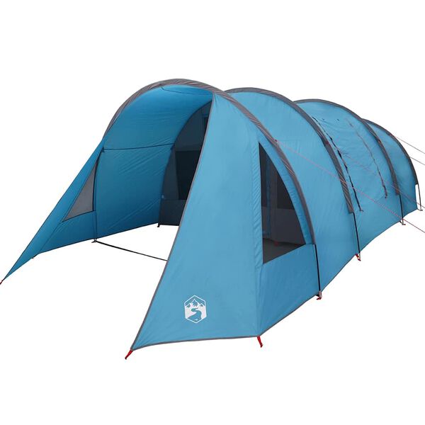 vidaXL Tunnelzelt mit Dach Blau und Grau 778 x 356 x 210 cm
