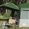 vidaXL Sofort Zelt mit Speicher ALTA Gr&uuml;n 458 x 458 x 230 cm Stahl