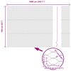 vidaXL Hexagonzaun Gr&uuml;n 1,6 x 10 m PVC