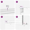 vidaXL Venetianer Jalousie Verstellbar Wei&szlig; 150 x 130 cm PVC