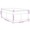 vidaXL Boxspringbett mit Matratze Blau 120x190 cm Stoff