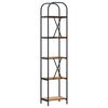 vidaXL B&uuml;cherregal Altholz 40 x 30 x 183 cm Holzwerkstoff
