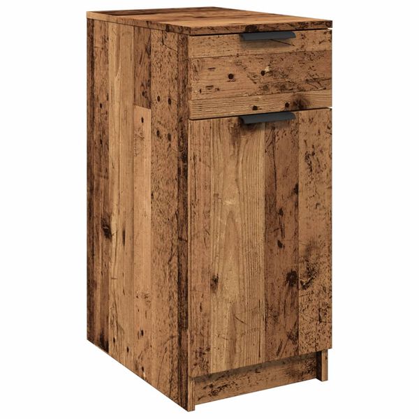 vidaXL B&uuml;roschrank Altholz-Optik 33x50x75 cm Holzwerkstoff