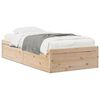 vidaXL Massivholzbett ohne Matratze 90x190 cm Kiefernholz