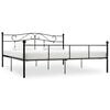 vidaXL Bettgestell Schwarz Metall 200&times;200 cm