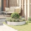 vidaXL Pflanzenring 5 pcs Silber 120 x 120 x 20 cm Edelstahl