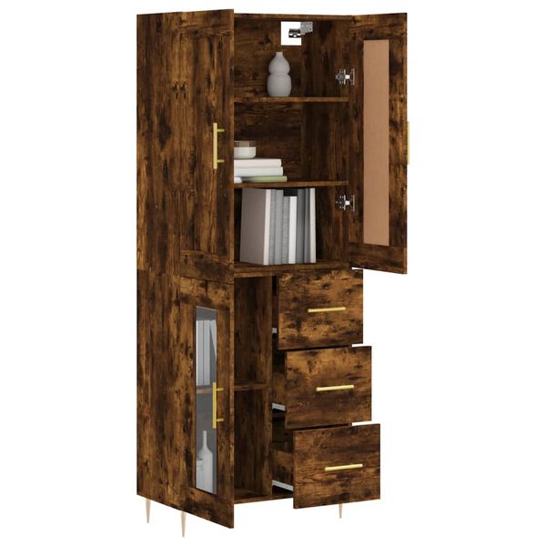 vidaXL Highboard R&auml;uchereiche 69,5x34x180 cm Holzwerkstoff