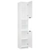 vidaXL Badschrank Wei&szlig; 32x34x188,5 cm Holzwerkstoff