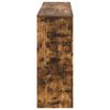 vidaXL Konsolentisch Ger&auml;ucherte Eiche 155 x 29 x 74 cm Holzwerkstoff