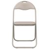 vidaXL Klappstuhl 2 pcs Sand 48 x 43,5 x 81 cm Kunstleder