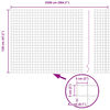 vidaXL Zaun mit Pfosten Gr&uuml;n 1,2 x 25 m Stahl und PVC