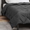 vidaXL Ganzjahresbettdecke Anthrazit 200 x 135 cm Mikrofaser