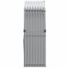 vidaXL Kaminholzunterstand Hellgrau 120x45x140 cm Verzinkter Stahl