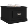 vidaXL Couchtisch Schwarz 50x50x35 cm Holzwerkstoff