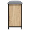 vidaXL Schuhbank mit Klappe Sonoma-Eiche 62x32x56 cm