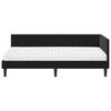 vidaXL Eckbettgestell mit Matratze Sonstiges 2 pcs Schwarz Samt