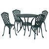 vidaXL Garten Essgruppe 5 pcs Gr&uuml;n Aluminium