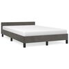 vidaXL Bettgestell ohne Matratze Dunkelgrau 120x200 cm Samt