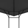 vidaXL Gartenpavillon 4x3 m Anthrazit 160 g/m&sup2;