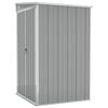 vidaXL Anbauschuppen Grau 118x100x178 cm Verzinkter Stahl