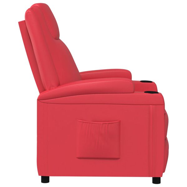 vidaXL Ohrensessel mit Relaxfunktion Blau Stoff