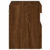 vidaXL TV-Wandschrank mit LED-Leuchten Braun Eichen-Optik 40x30x40 cm