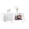vidaXL Wandschrank Wei&szlig; 100x36,5x35 cm Holzwerkstoff