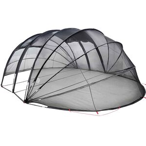vidaXL Poolzelt Kuppel Transparent 538 x 440 x 204 cm