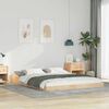vidaXL Bettrahmen Braun 160 x 200 cm Massives Kiefernholz