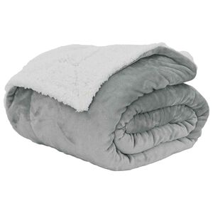 vidaXL Wohndecke Grau 200 x 150 cm 1,64 kg Fleece