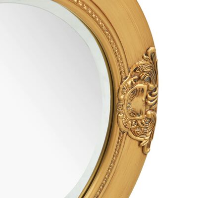 vidaXL Wandspiegel im Barock-Stil 50 cm Golden