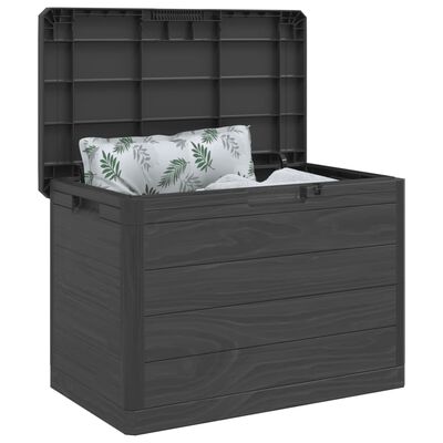 vidaXL Outdoor-Kissenbox Anthrazit 77,5x44,5x53 cm Polypropylen