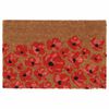 vidaXL Fu&szlig;matte Natur 40x60 cm Kokosfaser Getuftet
