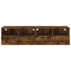 vidaXL TV-Wandschr&auml;nke 2 Stk. R&auml;uchereiche 60x30x30 cm Holzwerkstoff