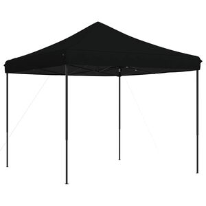 vidaXL Party-Zelt Schwarz 292 x 292 x 315 cm Oxford-Stoff