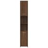 vidaXL Badezimmerschrank Braun Eichen-Optik 30x30x183,5 cm