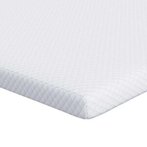 vidaXL Matratzenauflage Wei&szlig; 70 x 200 cm Jacquard Stoff