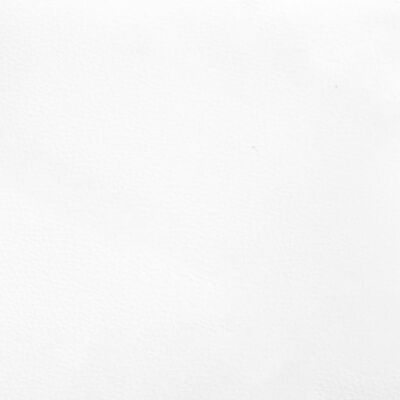 vidaXL Boxspringbett mit Matratze Weiß 80x200 cm Kunstleder